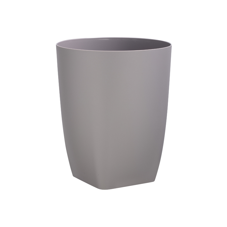 Ash | Gray trash bin on a white background