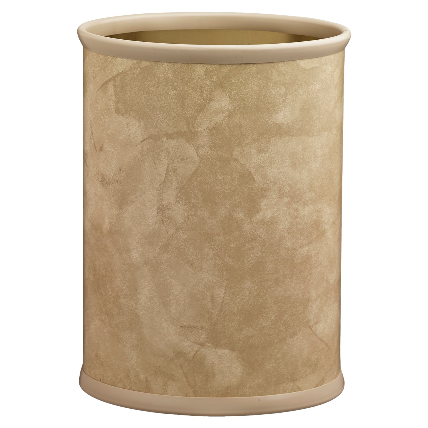 Core 13qt Oval Leatherette Wastebasket | Erwyn Products