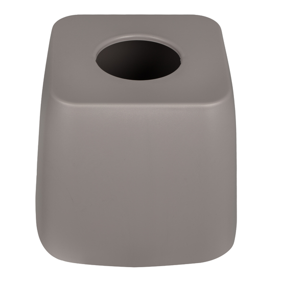Ash | Square tissue holder with rounded edges on a white background