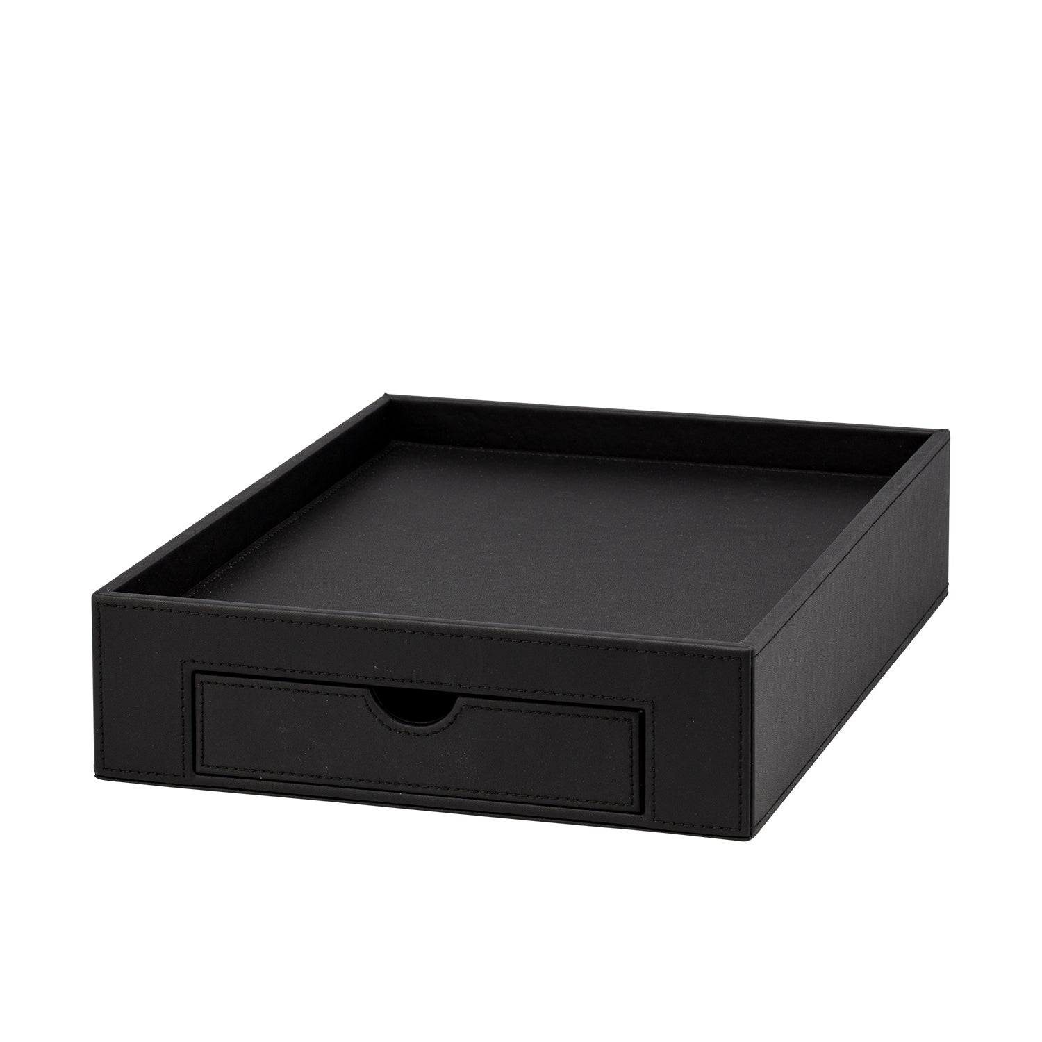 Black | Wake-Up Call Coffee Drawer Tray, designed for organized and efficient in-room coffee service in hospitality settings.