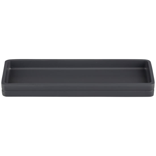 Matte Charcoal | Sleek and modern Malibu Amenity Tray, crafted for practicality and refined guestroom aesthetics.