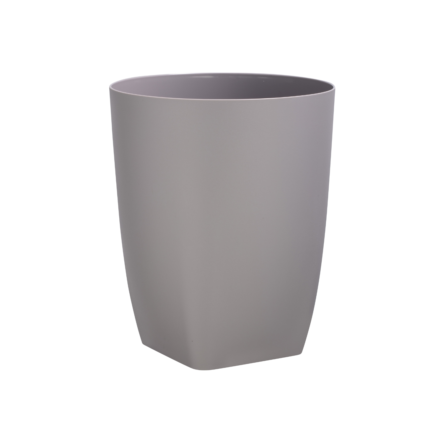 Ash | Gray trash bin on a white background