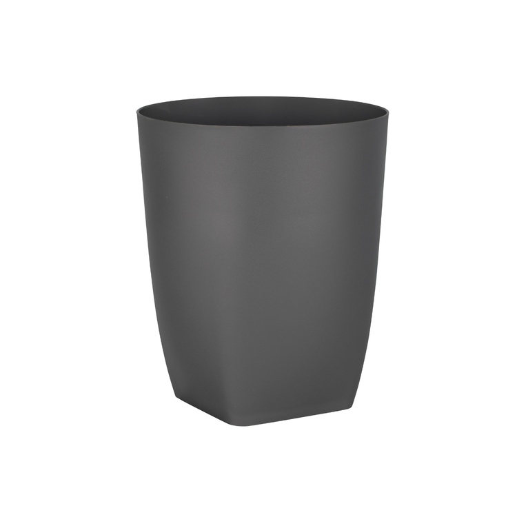 Pewter | trash bin on a white background